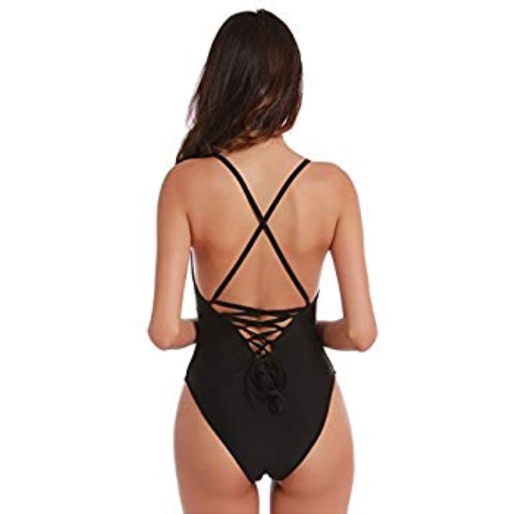 ♠️ NWOT BLACK ONE PIECE ♠️